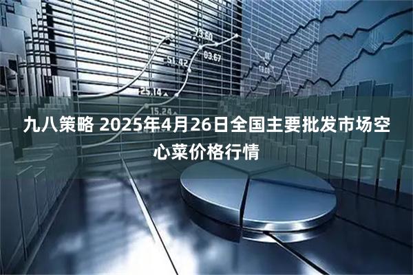 九八策略 2025年4月26日全国主要批发市场空心菜价格行情