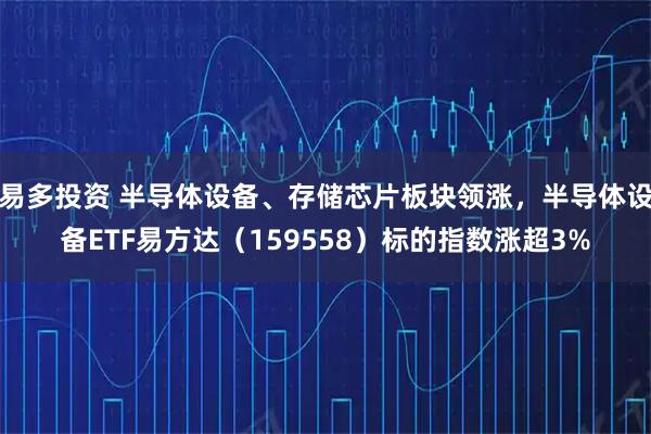 易多投资 半导体设备、存储芯片板块领涨，半导体设备ETF易方达（159558）标的指数涨超3%